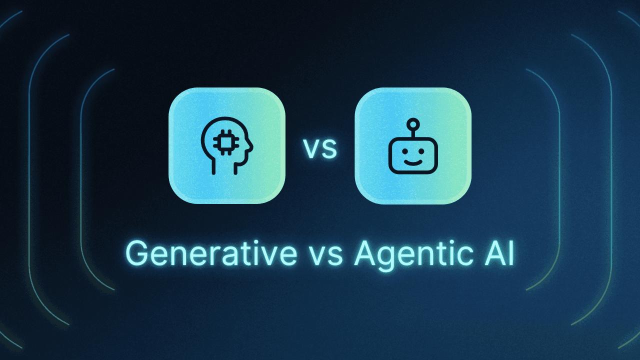 Agentic vs. Generative AI Thumbnail