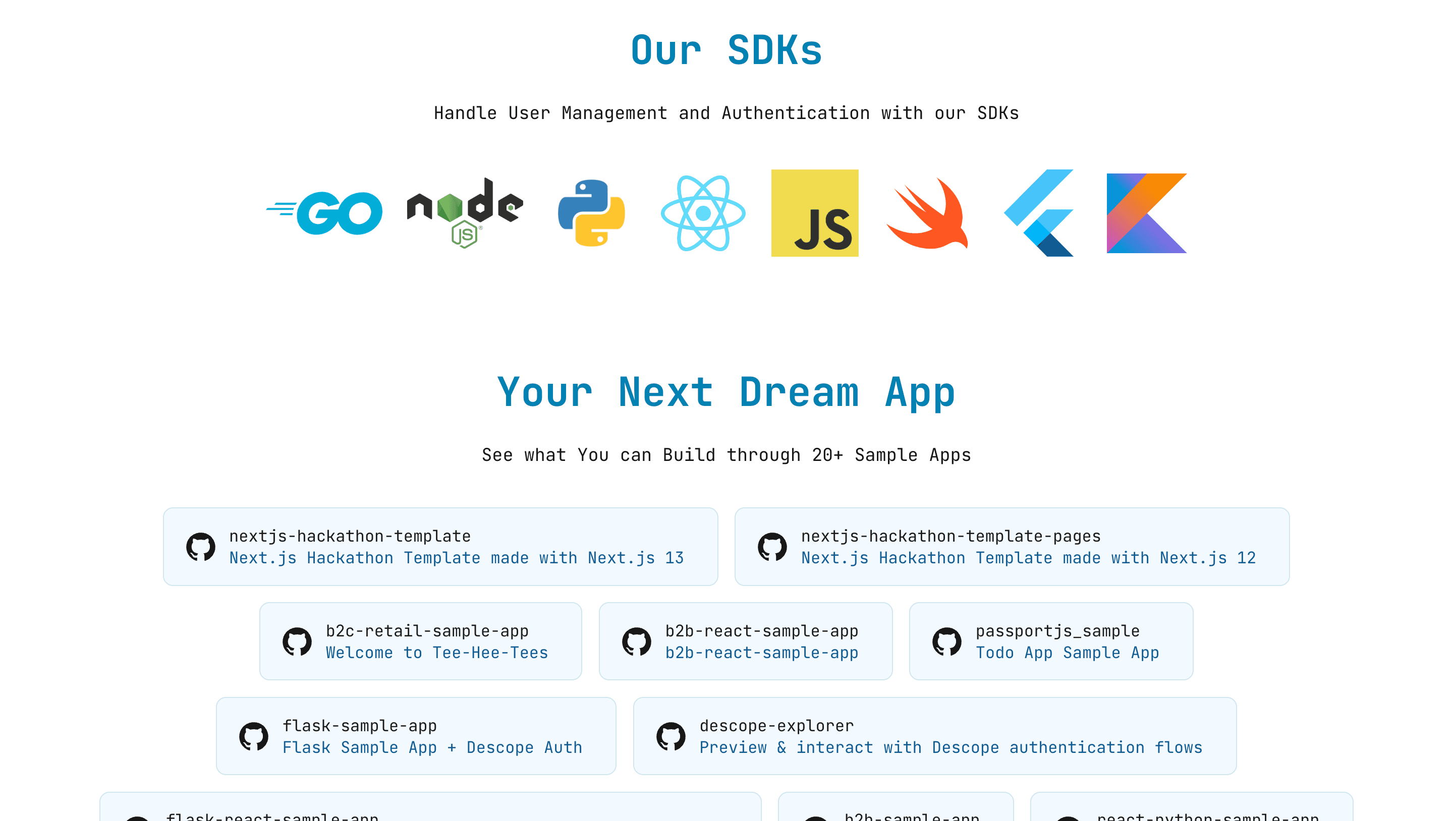 sdk sample