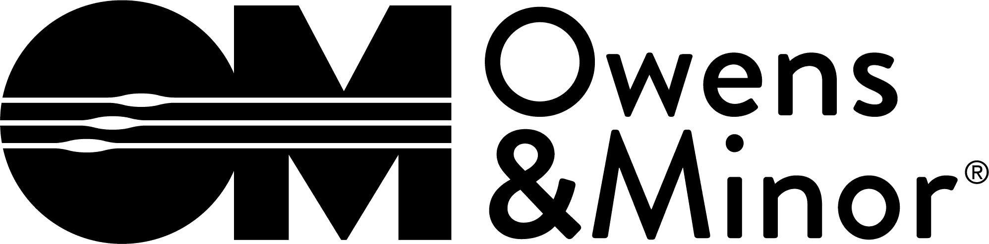 Owens and Minor Logo Black