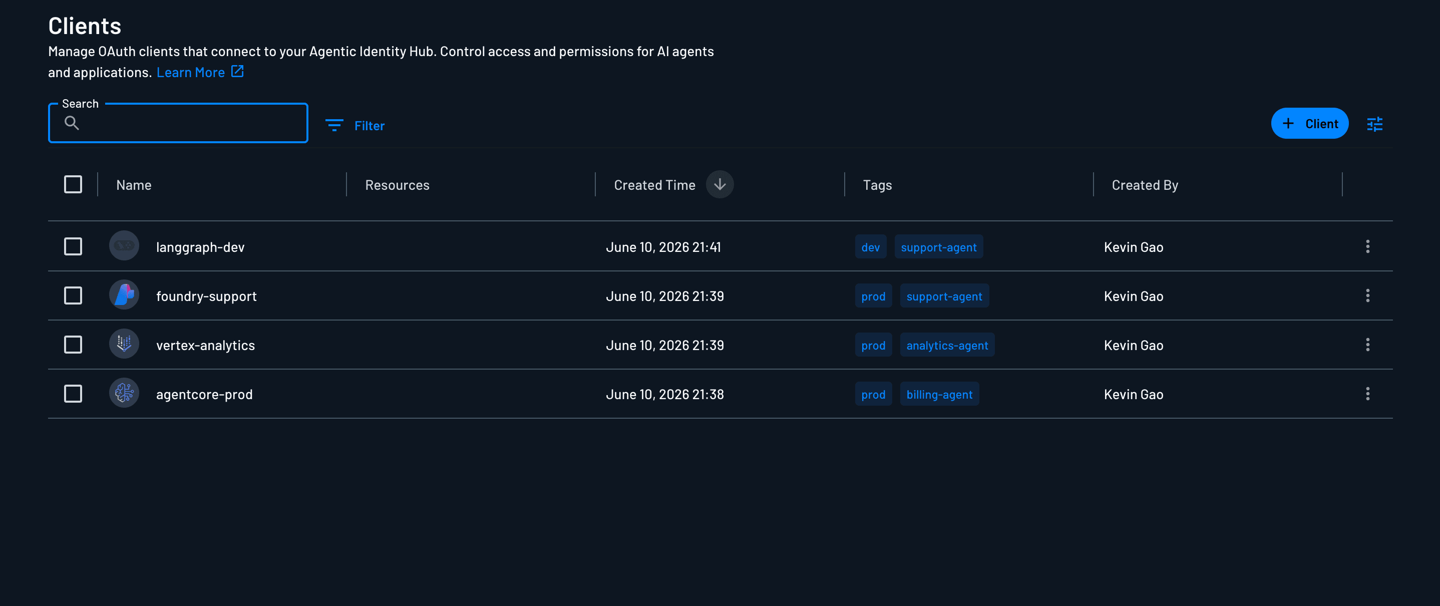 Cloud neutral agent directory