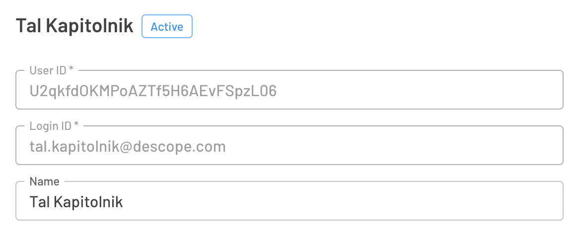 Fig: User profile
