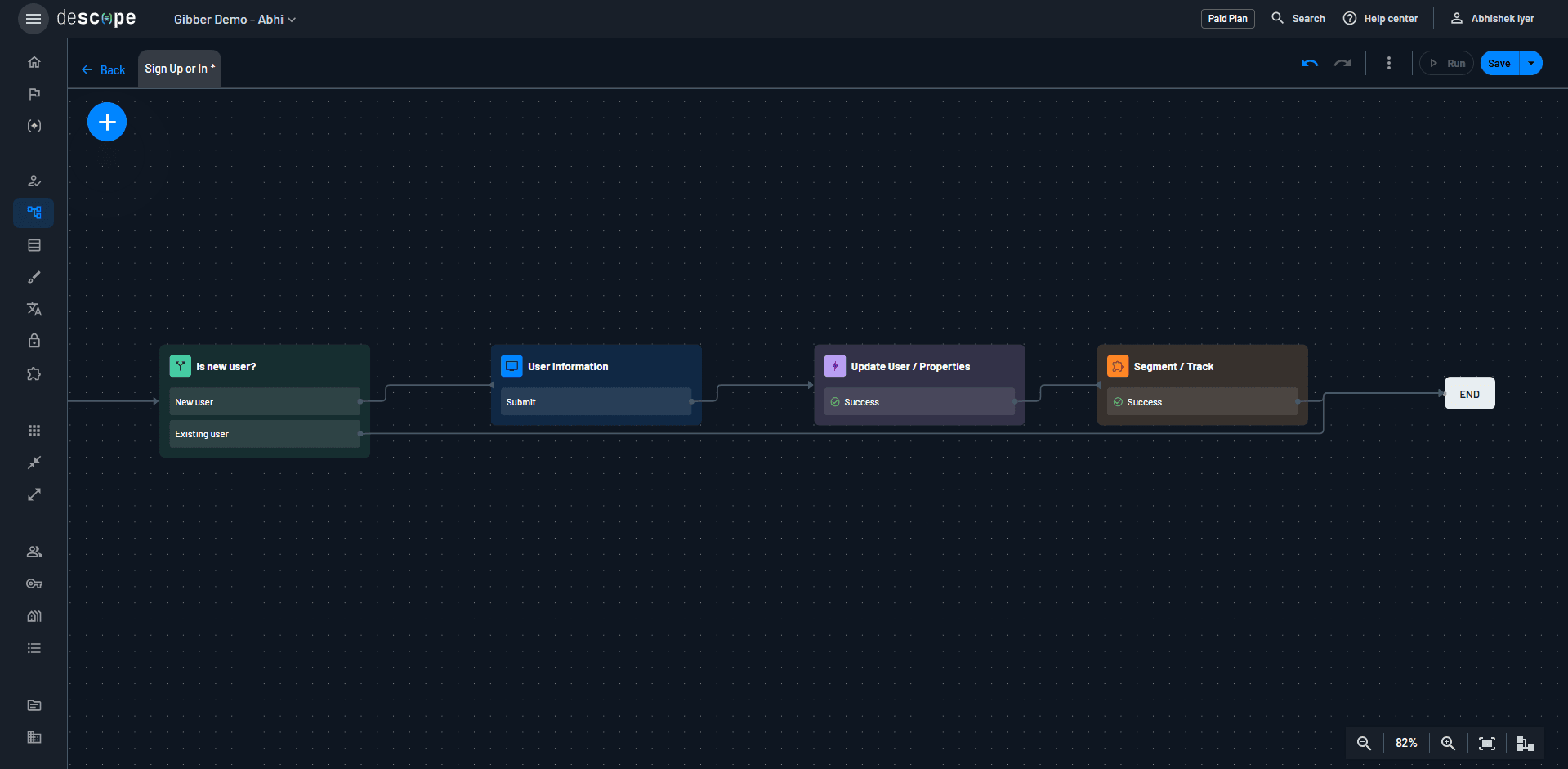 Add Segment Track calls to Descope user journeys