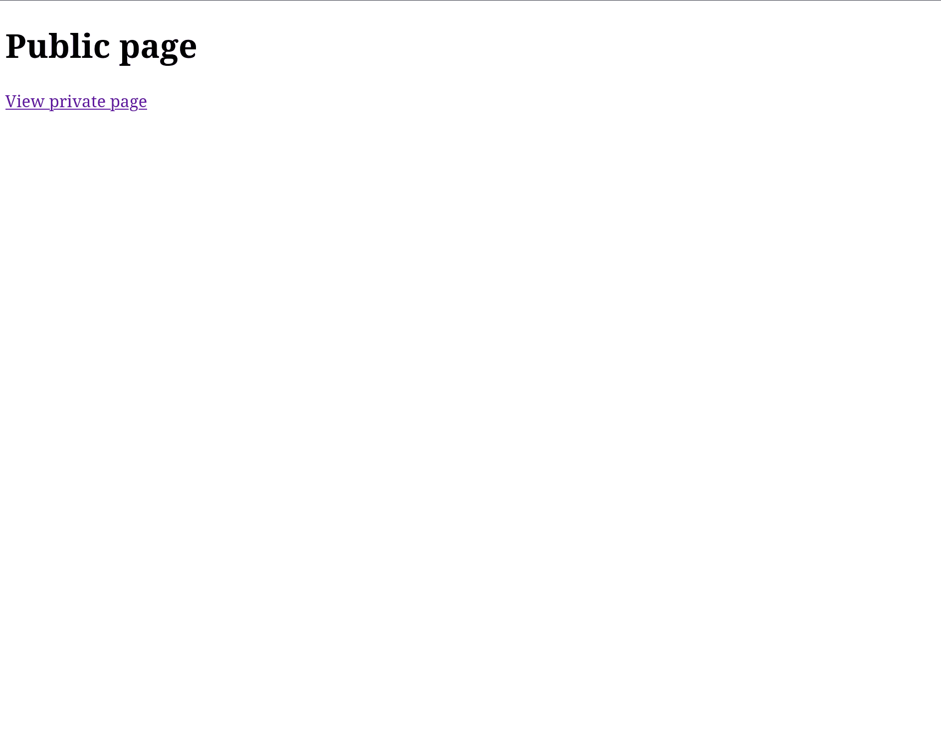 Fig: The app home page