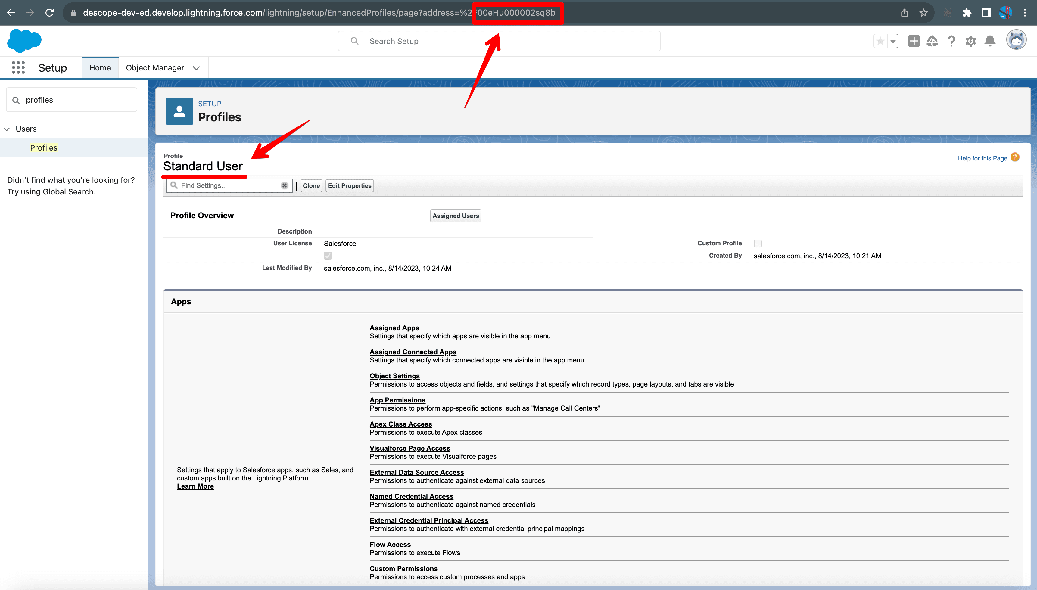 profile id lookup